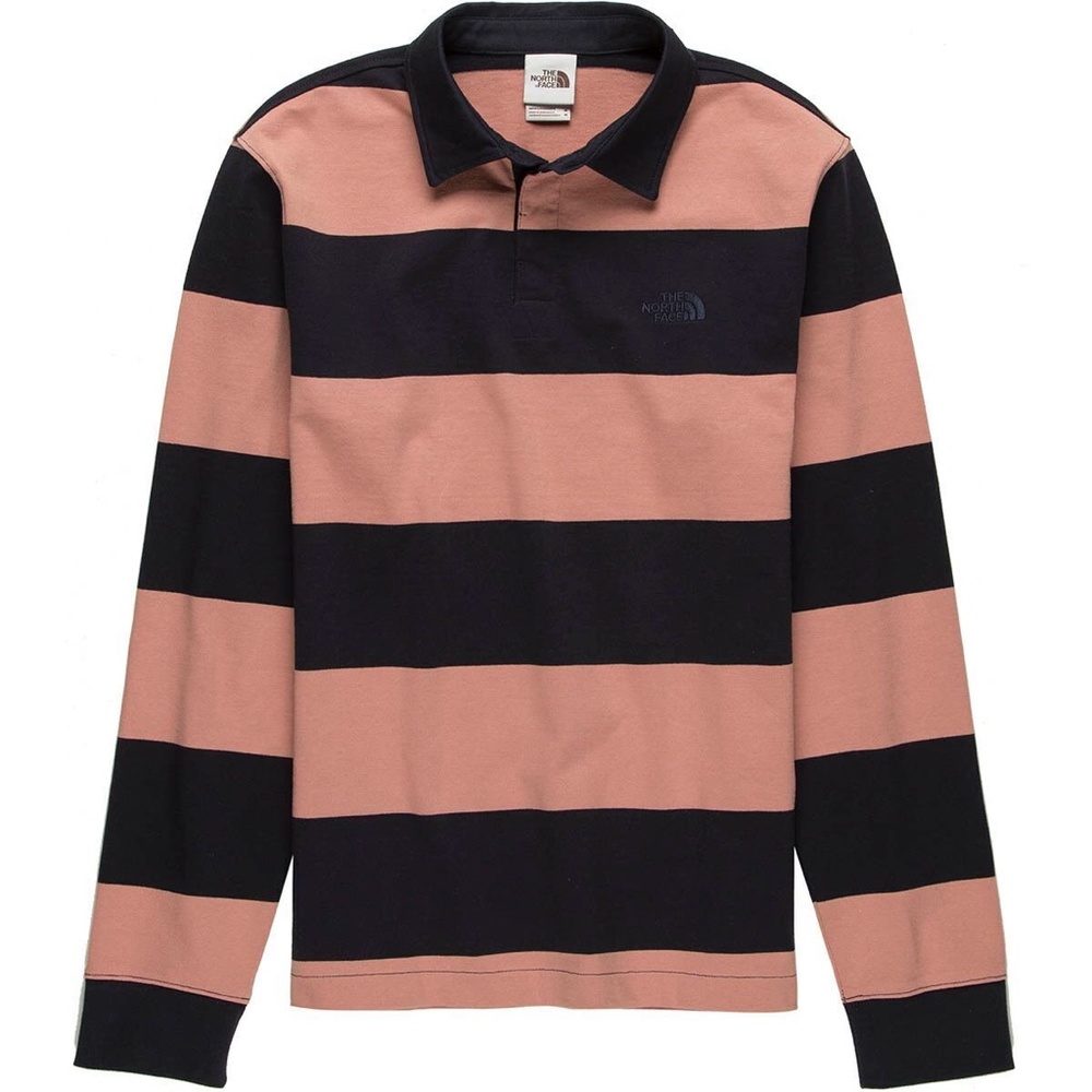 The North Face Men's Berkeley Rugby Shirt (Size S) (Clay Pink/Navy)